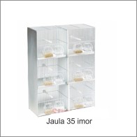 Jaula para Pájaros 3 Pisos 6 Departamentos 35