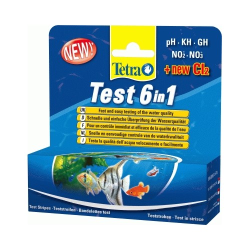 Tetratest 6 en 1 Kit de Prueba de Calidad de Agua