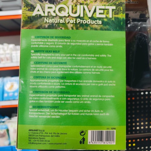 Cinturón de Seguridad para Mascotas 30-70cm