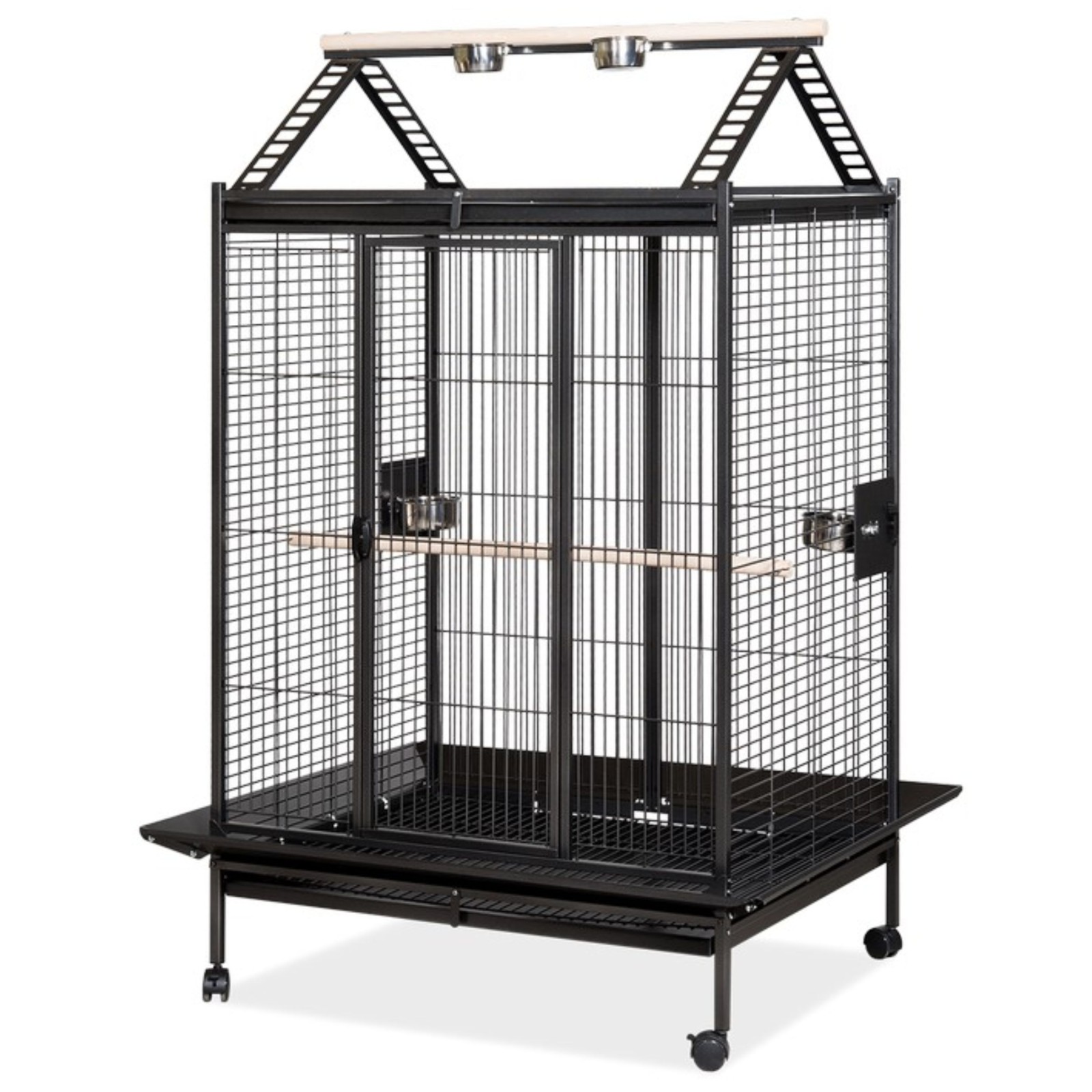 Large Parrot Cage 894 Grey Safe Comfortable