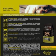 Optima Nova Adult Mini Alimento para Perros sin Cereales con Conejo