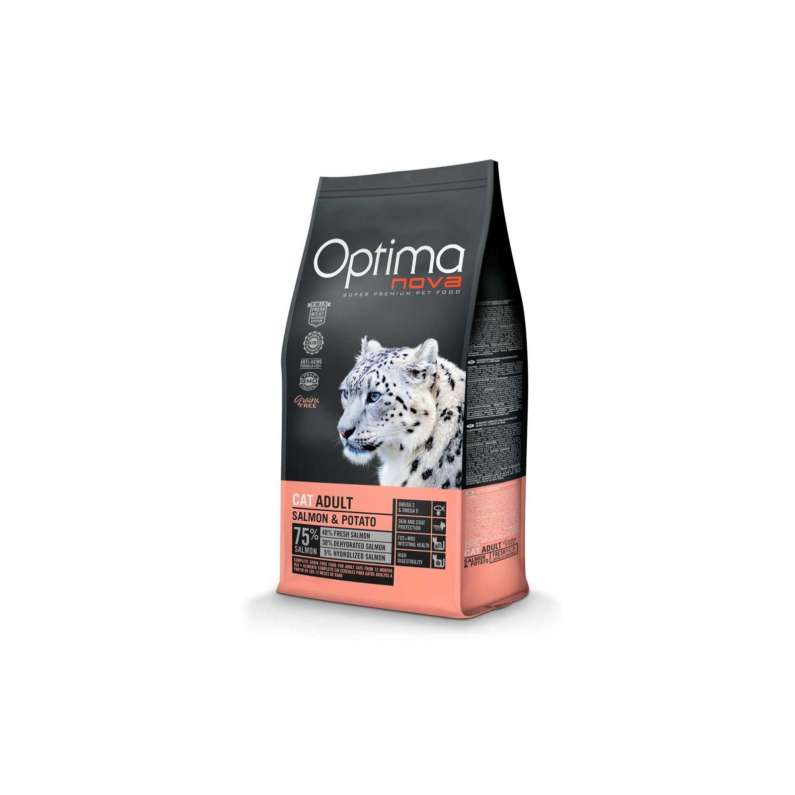 Optima Nova Cat Adult Salmón Patata 2 Kg