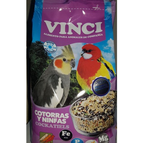 Comida para Ninfas y Cotorras Vinci