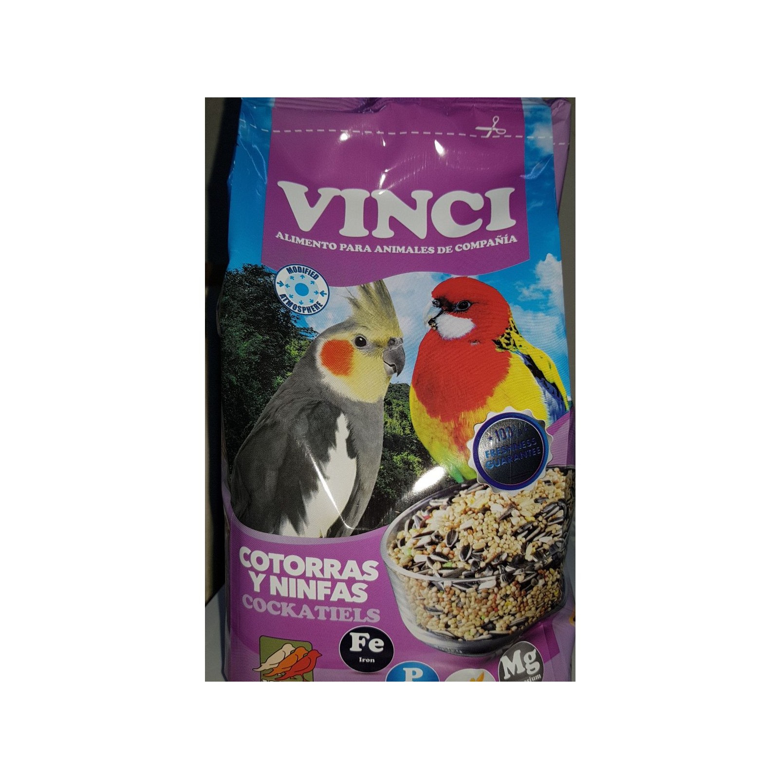 Comida para Ninfas y Cotorras Vinci