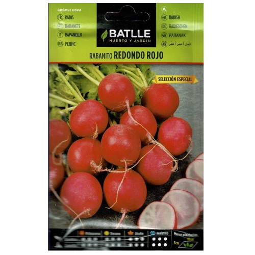 Round Red Radish Special Seed Packet