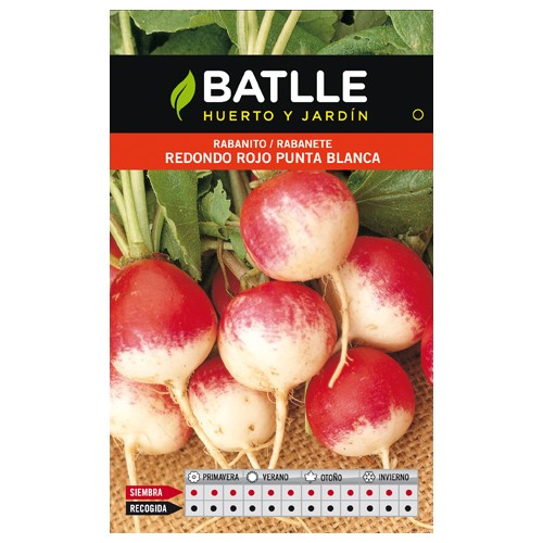 Round Red White Tip Radish Seed Pack