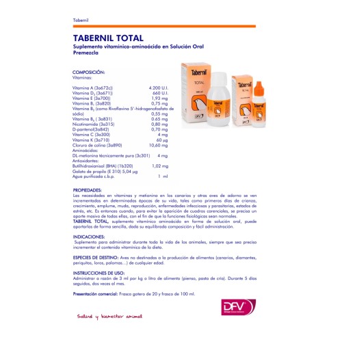 Tabernil Total 20 ml Vitamin Supplement