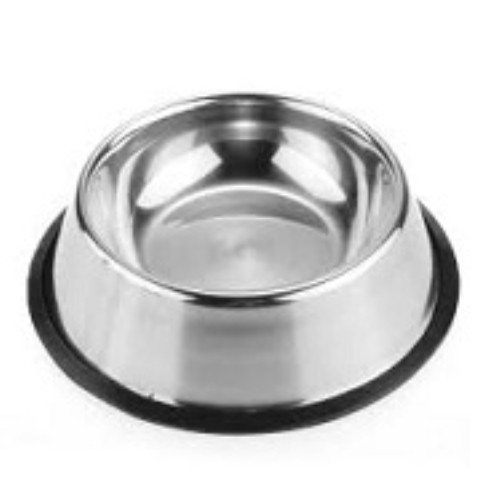 Comedero Acero Inox.antideslizante 25cm - Alimentación Fácil e Higiénica