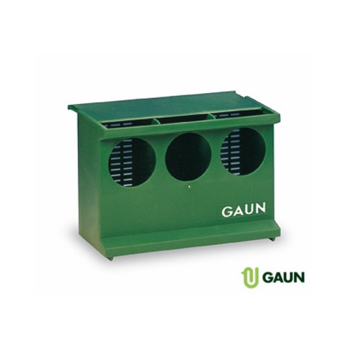 Three Hole Pigeon Feeder Green