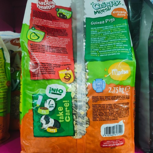 Cobaya Crispy Muesli 20 Kg. Versele-laga