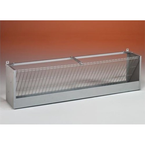 Galvanized Wall Mounted Feeder for Sheep and Goats