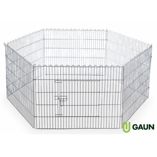 Large Hexagonal Metal Pet Playpen