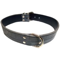 Braided Leather Collar Toasted