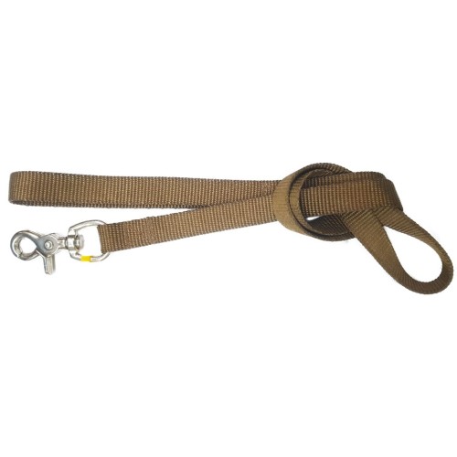 Nylon Leash 20x100 Brown Durable Pet Accessory