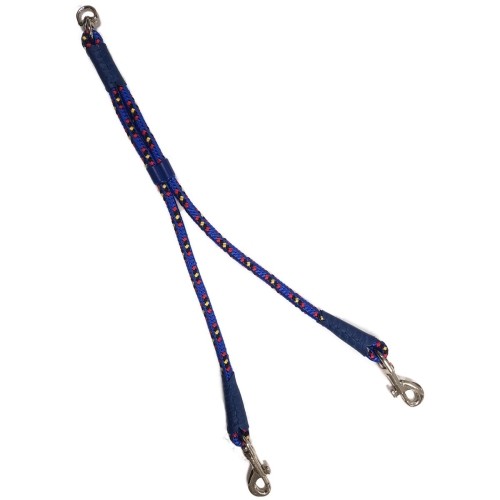 Nylon Pair Leash 8x400mm Blue