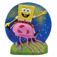 Bob Esponja Cabalga Medusa 7,6cm - Figura Adorable