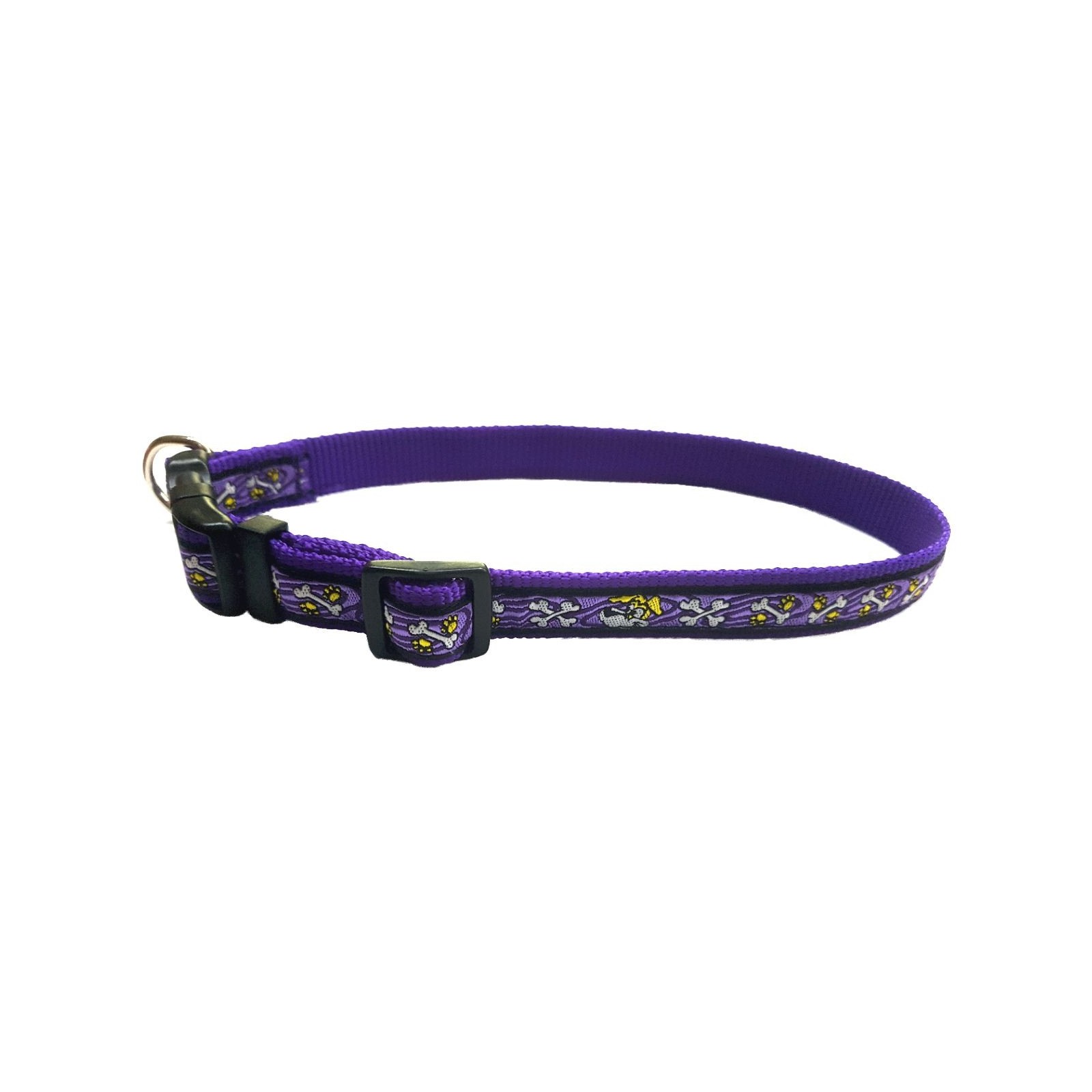 Collar Bully Morado 20x350-500mm para Perros Fuertes