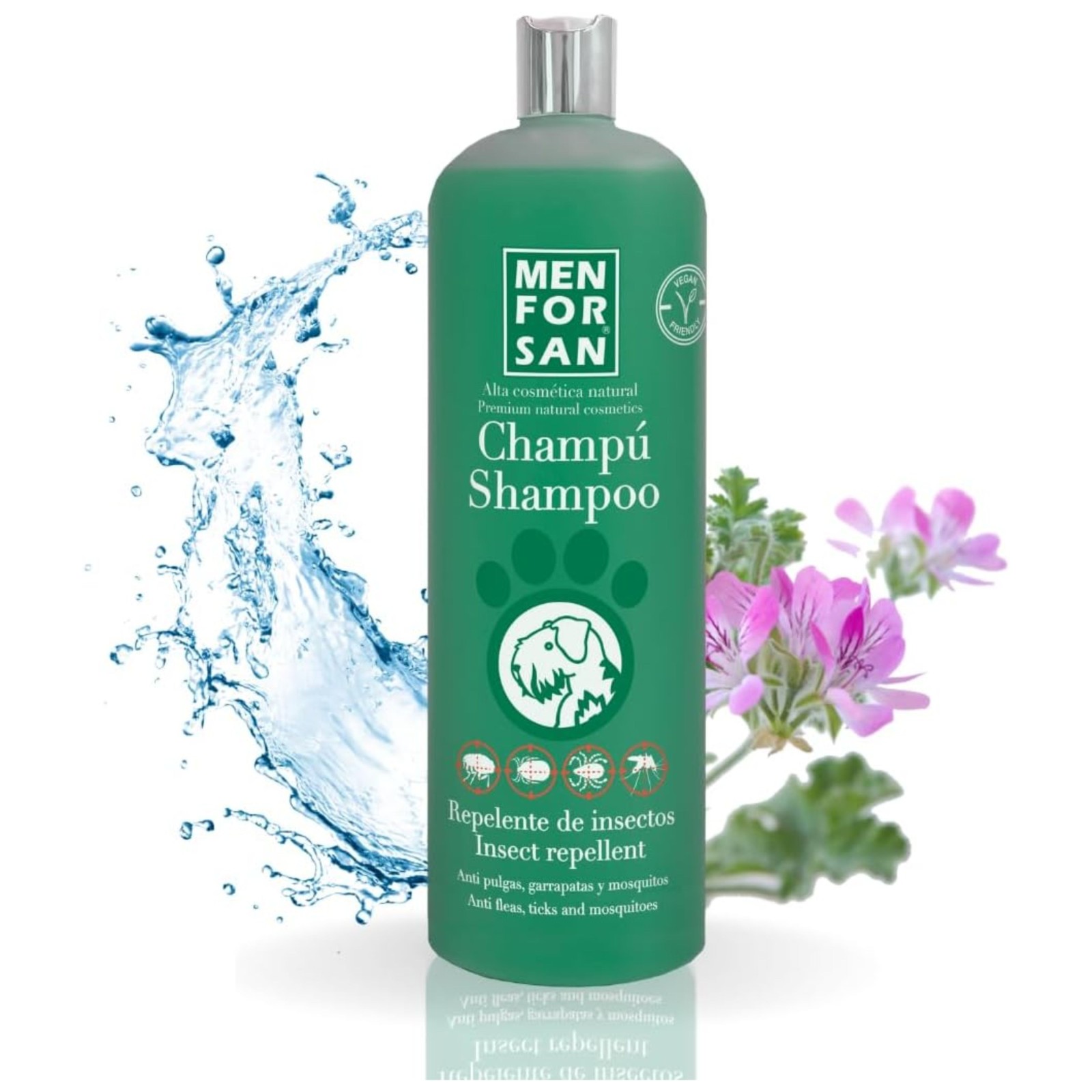 Menforsan Repellent Shampoo with Citronella 1L