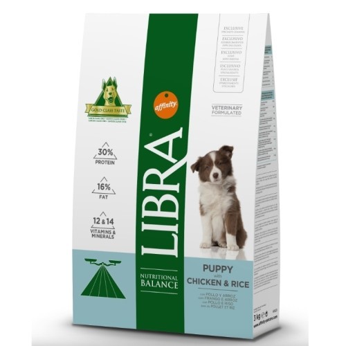 Libra Puppy Comida para Perros de Pollo 3 Kg