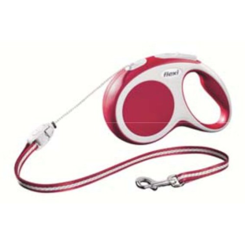 Flexi Vario Retractable Dog Leash 5 Meters Red