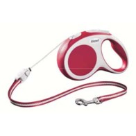 Flexi Vario Retractable Dog Leash 5 Meters Red