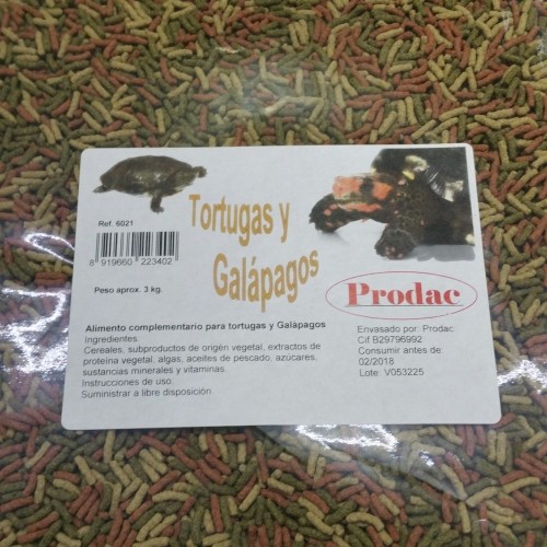 Turtle/Galapagos Sticks Food 3 Kg