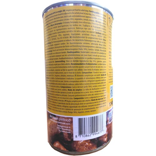 Lata de Comida para Perros Pollo 1240g