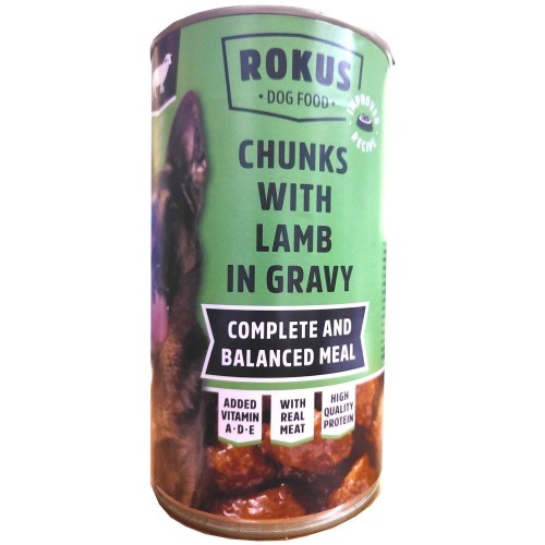 Rokus Canned Lamb for Dogs 1240g