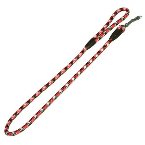 Black and Red Rope Leash 120x1.3cm