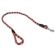 Black and Red Rope Leash 120x1.3cm