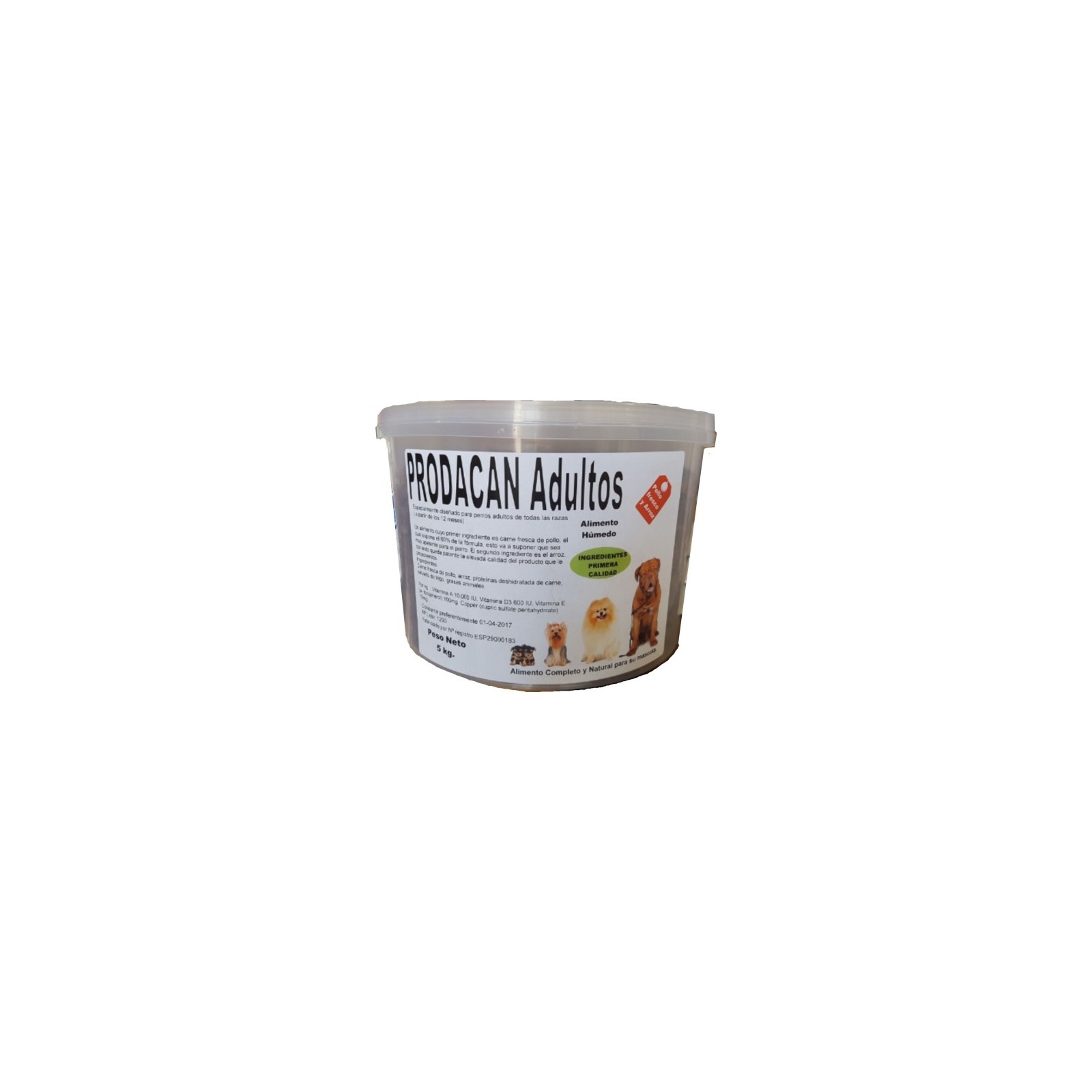 ProdaCan Adult Natural Semi-Wet Food 1 Kg