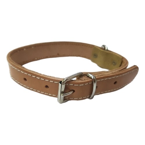 Leather Collar Vaqueta 40x1.5cm