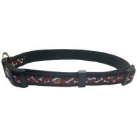 Collar Bull Hueso 15x250-380mm. Azul