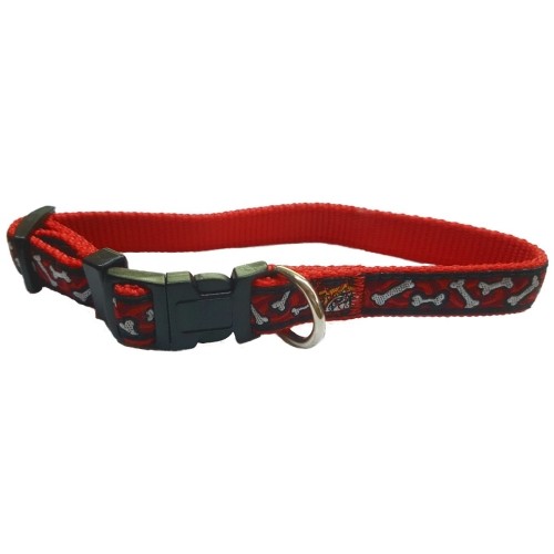 Collar Nylon 15x250-380mm Bull Rojo