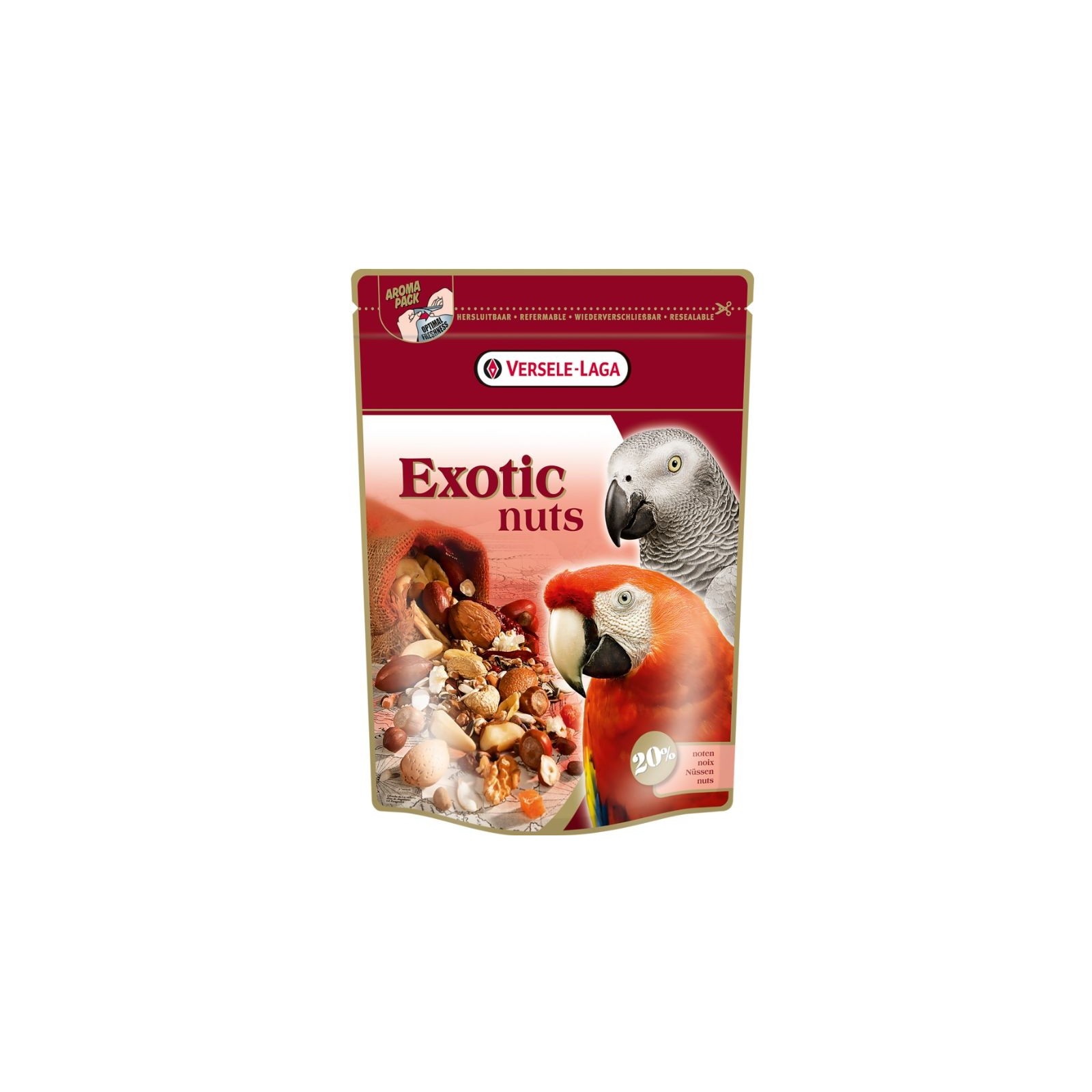 Exotic Parrots with Nuts 750g by Versele-Laga