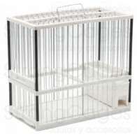 Small Black Chrome Cage for Birds