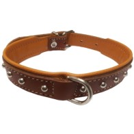 Collar Con Adorno Tost/Natural para Mascotas