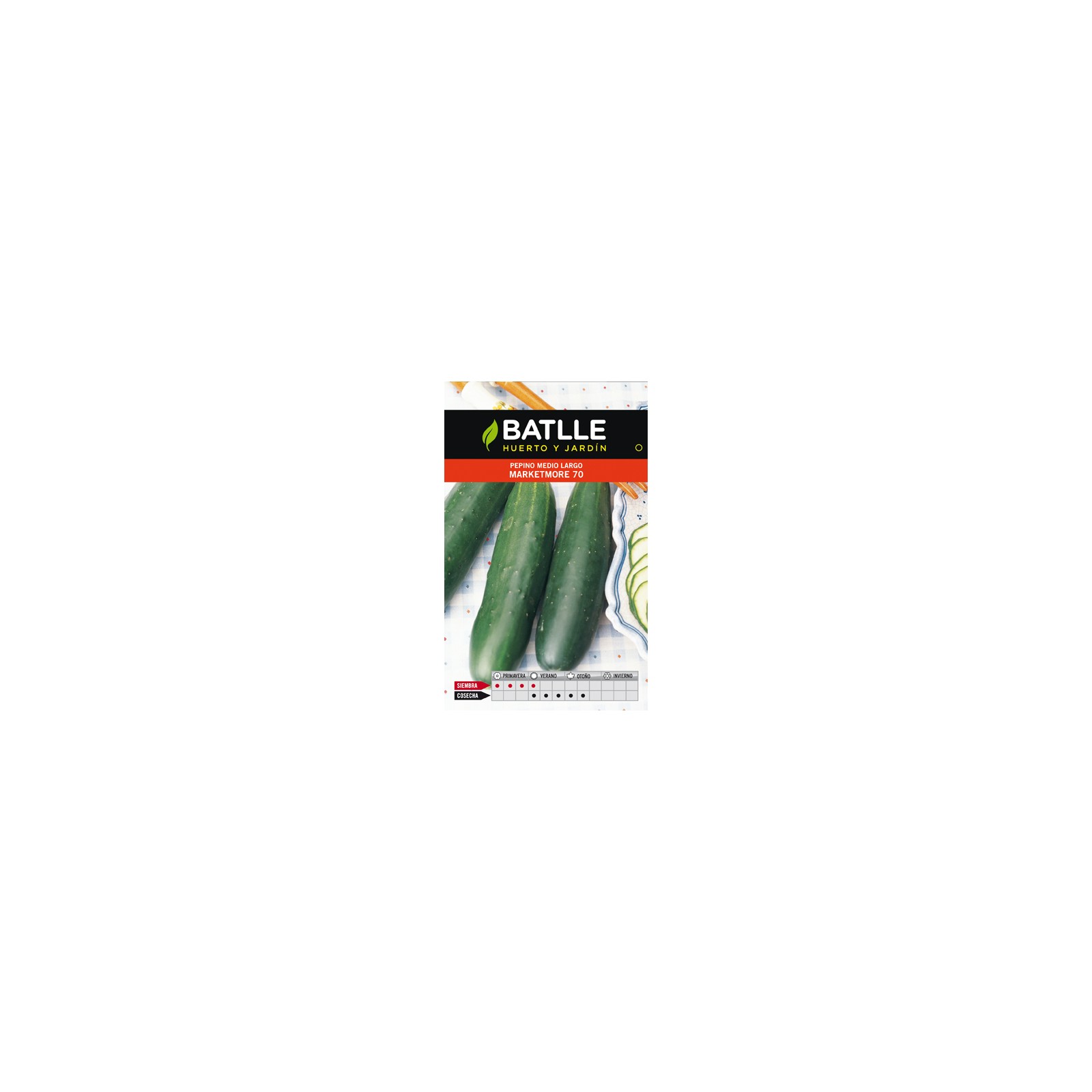 Marketmore Cucumber Seed Packet