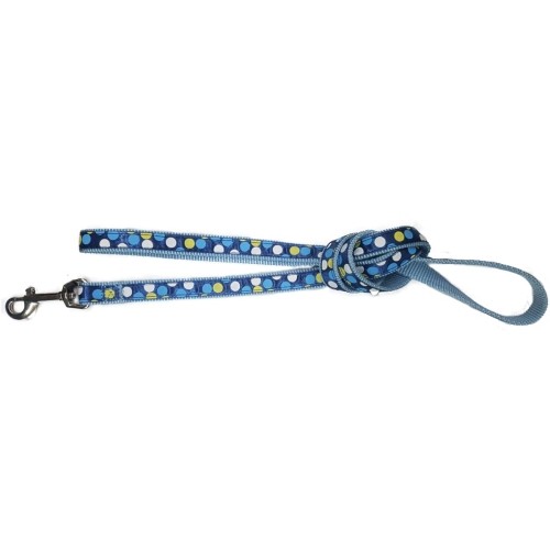 Perlas Leash 10x1200mm Blue - Stylish and Durable