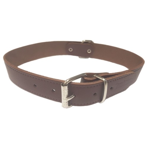 Natural Smooth Leather Collar 25x550mm