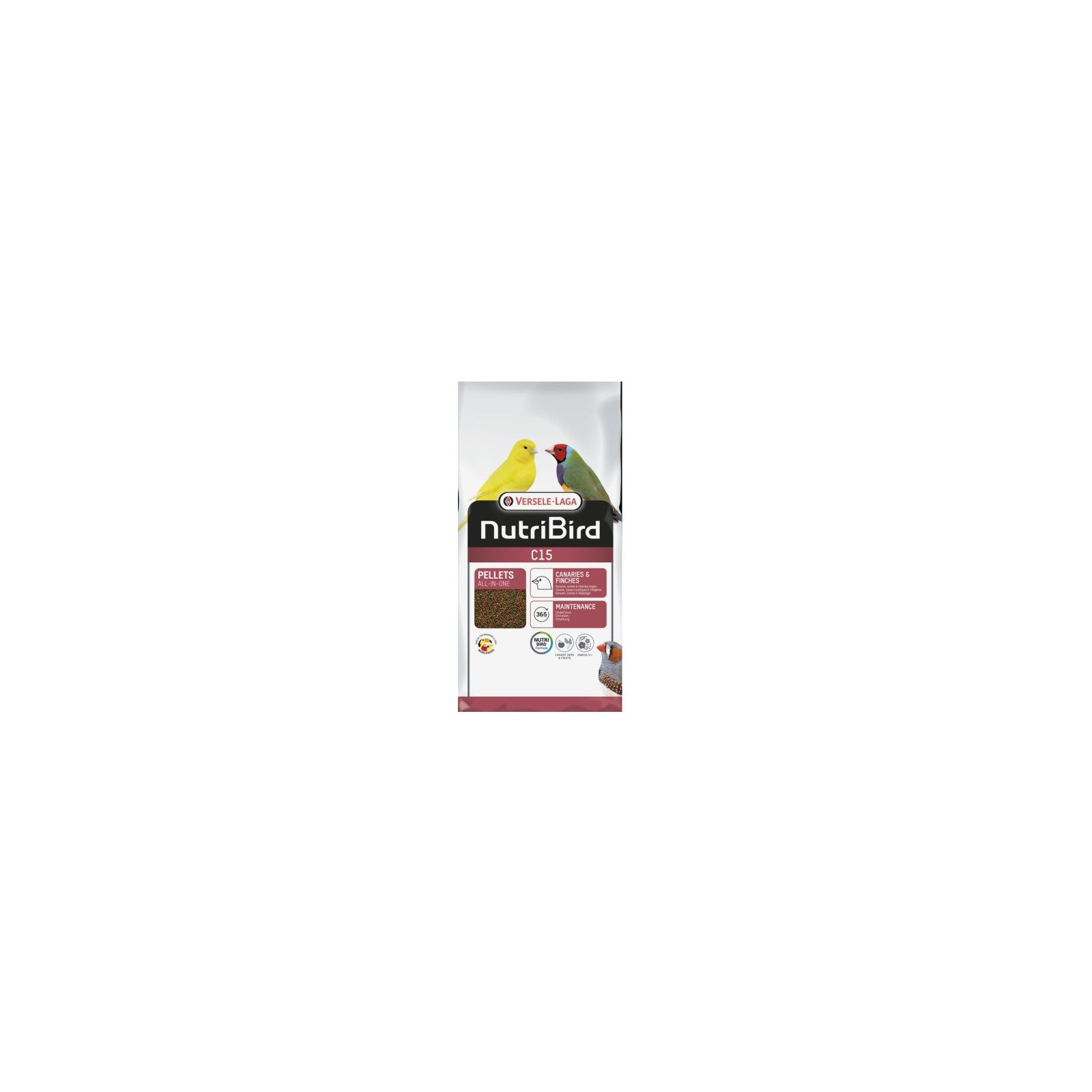 NutriBird C15 Maintenance Feed 1 Kg for Exotic Birds