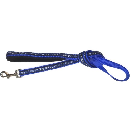 Paw Print Neoprene Leash 20x1200