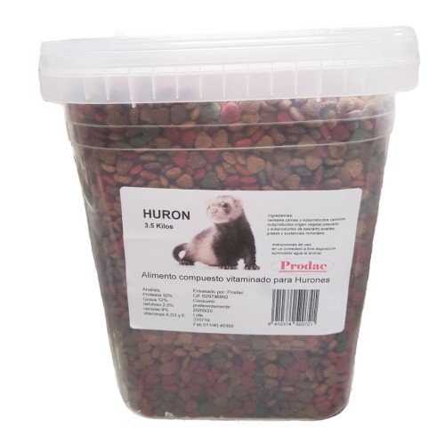 Huron Prodac 3.5 Kg Alimento Nutricional para Mascotas