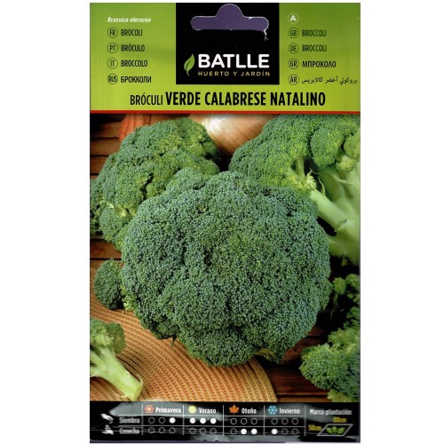 Calabrese Green Broccoli Seed Packet