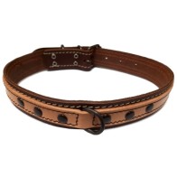 Double Leather Collar for Dogs