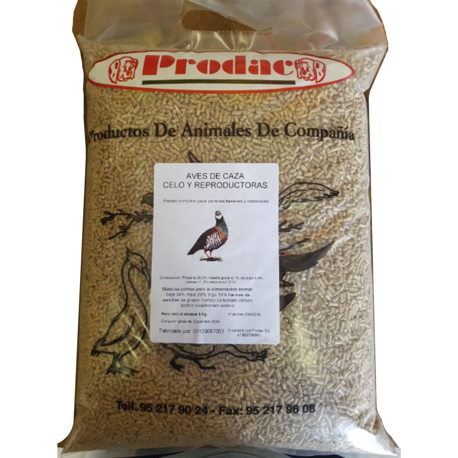 Prodac Partridge Hunting Feed 5 kg