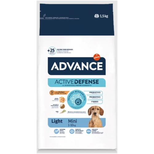 Advance Mini Light Dog Food 3 Kg Chicken Rice