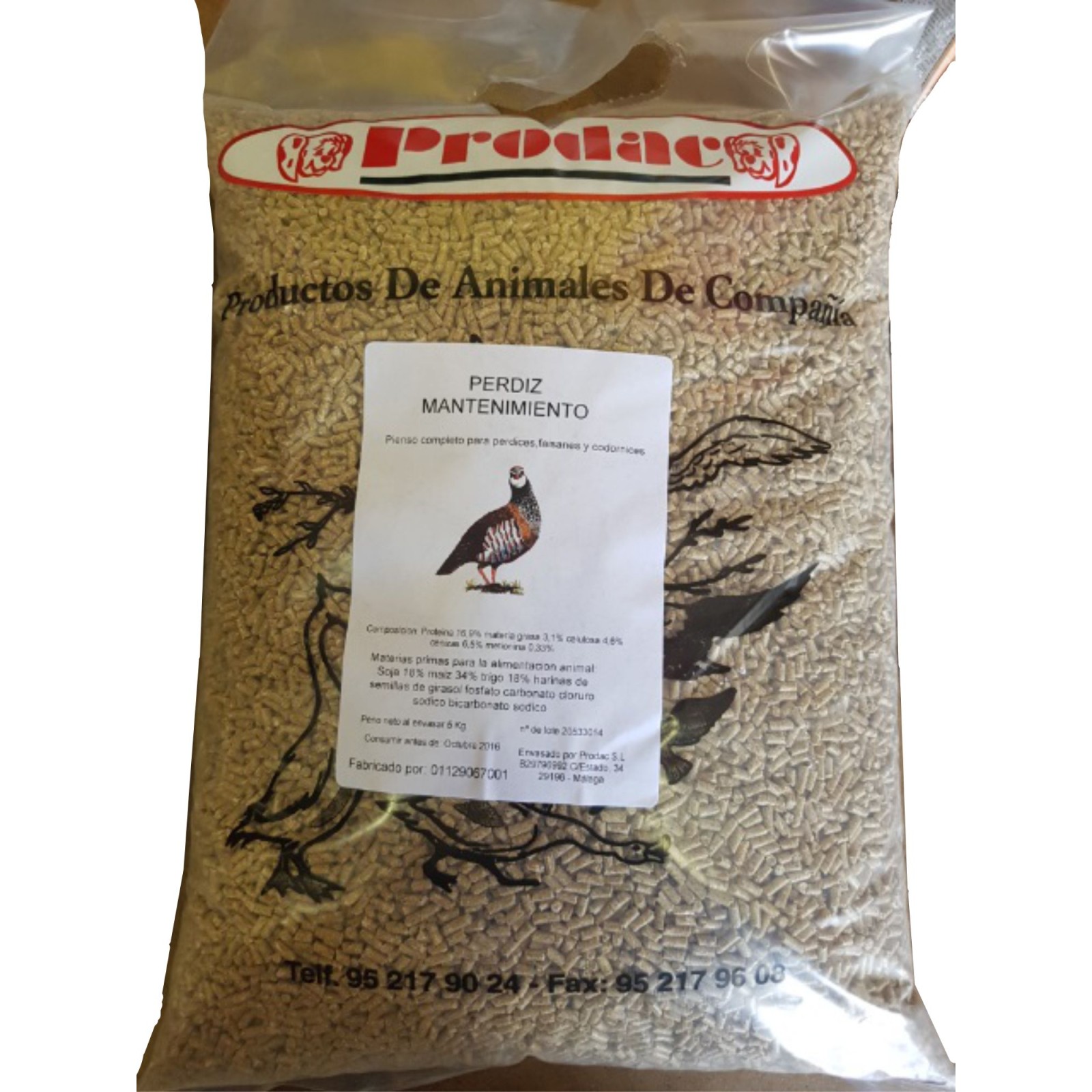 Prodac Maintenance Food for Partridges 5 Kg