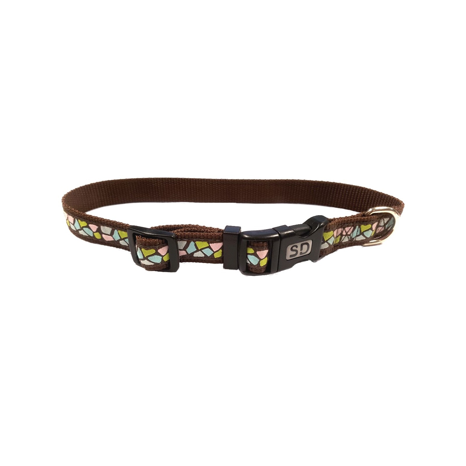 Brown Adjustable Scut Collar 25x450-650 for Pets