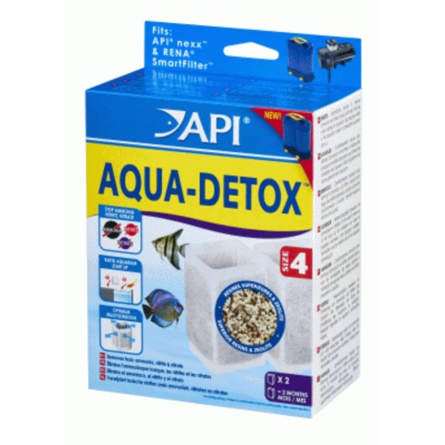 Dosis Aqua Detox Tamaño 4 (x2) Dosis de Filtro de Alto Rendimiento